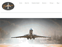Tablet Screenshot of excellence-aviation.com